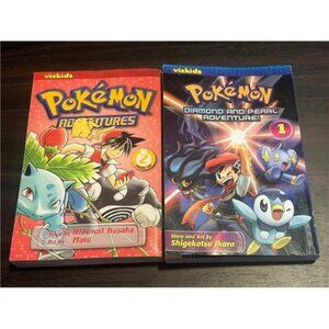 Pokémon Adventures Mangas English Lot 2 Books